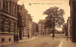 Waremme - Arbre De L'Indépendance Rue De Liège (animée, Edit. Céleste Renier 1936) - Borgworm