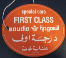 SAUDI ARABIAN SAUDIA RIYADH AIRLINE TAG STICKER LABEL TICKET LUGGAGE BUGGAGE PLANE AIRCRAFT AIRPORT - Étiquettes à Bagages