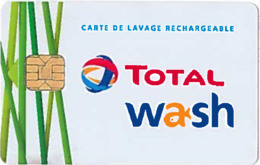 # Carte A Puce Portemonnaie Lavage Total - 880 Stations - Plante Et Gouttes - Carte De Lavage Rechargeable - Mate- TBE - Car Wash Cards