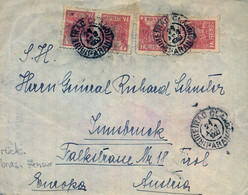 1950 , BRASIL , SOBRE CIRCULADO , RIBEIRAO / PARANÁ - INNSBRUCK ( AUSTRIA ) , AL DORSO " AJUDE A FAZER O CENSO DE 1950" - Cartas & Documentos