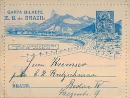 BRASIL , ENTERO POSTAL - TRECHO DA AVENIDA A BEIRAMAR - RIO DE JANEIRO - Entiers Postaux