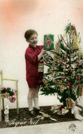 Fantaisie Enfant + Livre ? Vœux Joyeux Noël Sapin De Noël Guirlandes Cadeaux Lampion Jouets Fleurs Dédé 176 - Autres & Non Classés