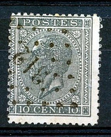 BELGIE - OBP Nr 17 - Puntstempel  Nr 312  "ROCHEFORT" - COBA + 4 € - (ref. ST-1368) - Postmarks - Points