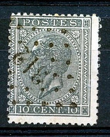 BELGIE - OBP Nr 17 - Puntstempel  Nr 312  "ROCHEFORT" - COBA + 4 € - (ref. ST-1368) - Puntstempels