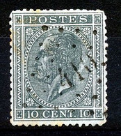 BELGIE - OBP Nr 17 - Puntstempel  Nr 410  "ZELE" - COBA + 3 € - (ref. ST-1370) - Oblitérations à Points