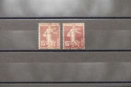 FRANCE - Variété - N° Yvert 189 - Type Semeuse - Grosse Boule Au Pied + Normal - Oblitérés - L 74024 - Nuevos