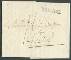 LAC De BRUGGE Le 15 Décembre 1807 Vers Gand; Port '15' Cents - 16318 - 1794-1814 (French Period)