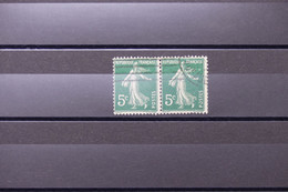 FRANCE - Variété - N° Yvert 137 - Type Semeuse - O De Postes Brisé Tenant à Normal - Oblitérés - L 74038 - Usati