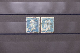 FRANCE - Variété - N° Yvert 181 - Type Pasteur - Chiffre Maigre + Normal - Oblitérés - L 74045 - Usati