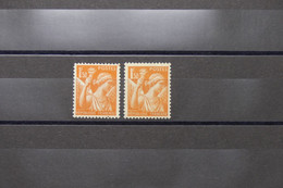 FRANCE - Variété - N° Yvert 435 - Type Iris - Chiffres Colorés + Normal - Neufs - L 74052 - Unused Stamps