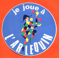 Autocollant " Je Joue à L'arlequin " - Stickers
