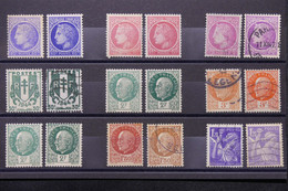 FRANCE - Variétés - Lot De 18 Valeurs Avec Nuances - L 74090 - Ohne Zuordnung