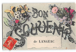 CPA 43 Un Souvenir De Langeac - Langeac