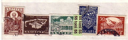 1946 1000 JAHRE RILA - KLOSTER Mi 559/63 5v.-used(O) Bulgaria/Bulgarie - Sonstige & Ohne Zuordnung