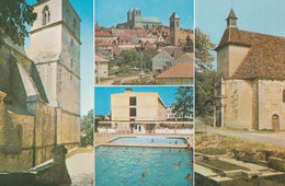 GOURDON. - Souvenir De.... CPM Multivues - Gourdon