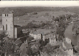 SAINT-CIRQ LAPOPIE. - Vue Générale. CPM Bords Dentelés - Saint-Cirq-Lapopie