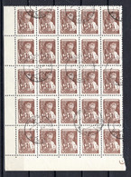 1949. Definitive Issue. Scientist. Used (o). Block Of 25! - Andere & Zonder Classificatie