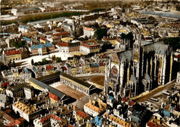 Metz * La Cathédrale Et Place Du Marché * Vue Aérienne - Metz