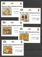 Burundi 2012 Mushrooms 5 MS MNH - Pilze