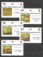 Burundi 2012 Poisonous Mushrooms 5 MS MNH - Paddestoelen