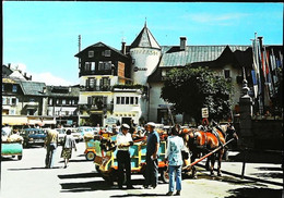 Megeve  Traineau    -fiacre Attelage  Cheval - Taxis & Fiacres