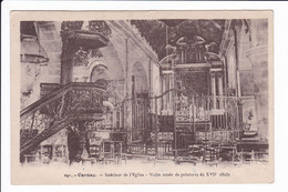 241 - CARNAC - Intérieur De L'Eglise - Voûte Ornée De Peintures Du XVIIème Siècle - Carnac