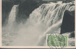 1931. ISLAND. 7 Aur VIK. View On POST CARD (Godafoss) To Tapa, Estland Cancelled REYK... () - JF366958 - Covers & Documents