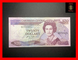 East - Eastern Caribbean 20 $  1986 P. 19  *L*   "ST. LUCIA"    VF \ XF - East Carribeans
