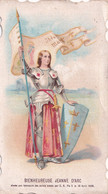 Image Pieuse -Bienheureuse Jeanne D'Arc - Biographie Au Verso - - Santini