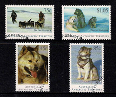 Australian Antarctic 1994 The Last Huskies Set Of 4 Used - Gebraucht