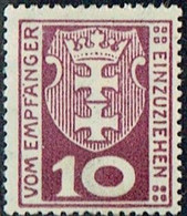 DANZIG Portomarken 1923 Mi P1 MH - Impuestos