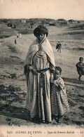 Scènes Et Types - Type De Femme Kabyle Et Son Enfant - Carte LL N° 6475 Non Circulée - Africa