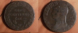 France - 5 Centimes An 8W - 1795-1799 Directoire (An IV – An VIII)