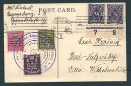 Postkarte Briefmarkenausstellung Regensburg 1923  (0291) - Covers & Documents