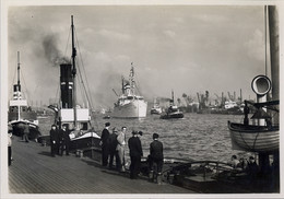 T.P. NO CIRCULADA , TEMA BARCOS , SHIPS , BATEAUX , HAMBURG - HAFEN - Ferries