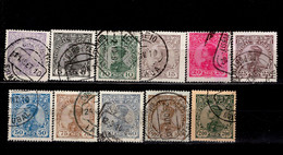 Por.154 - 164 König Manuel II Gestempelt /used (1) - Gebraucht