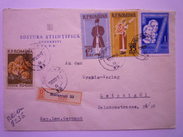 2020 - 7934  LETTRE REC Au Départ De BUCAREST à Destination De LEIPZIG  1959    XXX - Briefe U. Dokumente