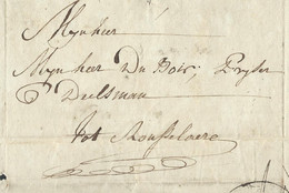 L Datée De Poperinghe 1806 Pour Rousselaere - 1815-1830 (Période Hollandaise)