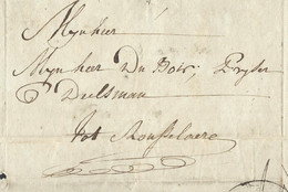 L Datée De Poperinghe 1806 Pour Rousselaere - 1815-1830 (Holländische Periode)