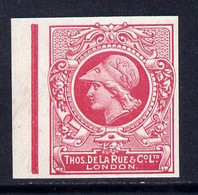 175123	Great Britain 1911 De La Rue Undenominated Imperf Minerva Head - Prove & Ristampe