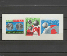 Paraguay 1968 Olympic Games Mexico, Space S/s MNH - Sommer 1968: Mexico