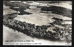 Cpsm St005033 Camp Scout De Saint-louis De France Province De Québec 7-16 Aout 1955 - Percé