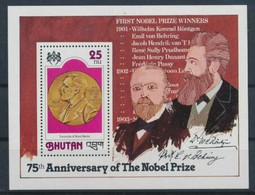 Bhoutan 1976 Nobel RONTGEN BEHRING  MNH - Prix Nobel