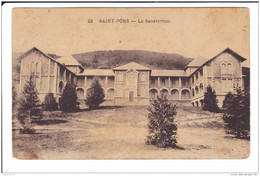 HERAULT   SAINT PONS  LE SANATORIUM - Saint-Pons-de-Thomières