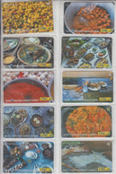 BRASIL 2003 NATIONAL FOOD SET OF 12 CARDS - Food