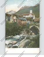 CH 6493 HOSPENTAL UR, Dorfansicht, 1905, Trenkler, Color - Hospental