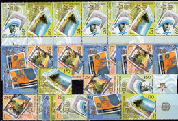 2005 Makedonien 370/3,10ZD,VB,KB+Block 13 ** 314€ Topic Stamps On Stamp Bloque Hoja Bloc Se-tenant 50 Years EUROPA - Sammlungen