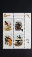 UNO-Wien 878/81 **/mnh, Gefährdete Arten: Paradiesvögel - Ongebruikt