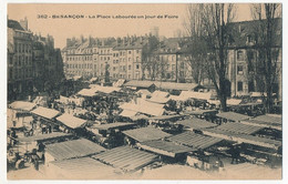 CPA - BESANÇON (Doubs) - La Place Labourée Un Jour De Foire - Besancon