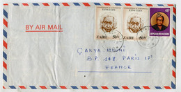 ZAIRE 1981- Affr. Sur Lettre Par Avion Pour La France - Albert EINSTEIN - Other & Unclassified